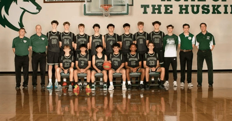 Hope Christian Huskies 2024 Basketball Team Photo